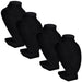Suport bijuterii flanel pentru colier, negru, 9 x 8,5 x 15 cm, 4 buc - WALTI WALTI