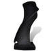 Suport bijuterii flanel pentru colier, negru, 9 x 8,5 x 15 cm, 4 buc - WALTI WALTI