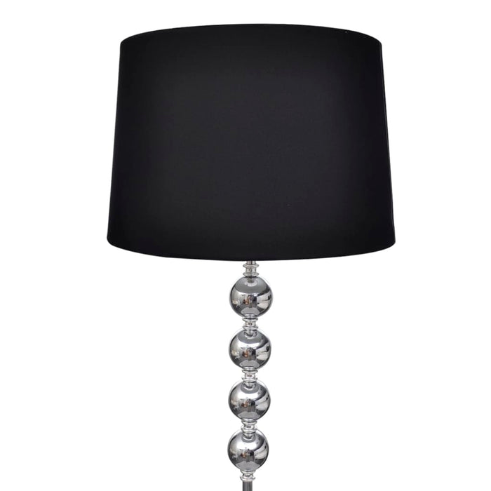 Lampă de podea abajur suport înalt, 4 bile decorative, negru - WALTI WALTI