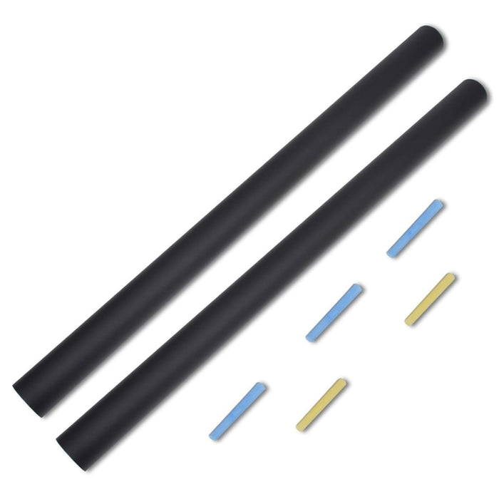 Autocolant de perete tip tablă, 0,6 x 2 m, 2 role, cu cretă - WALTI WALTI