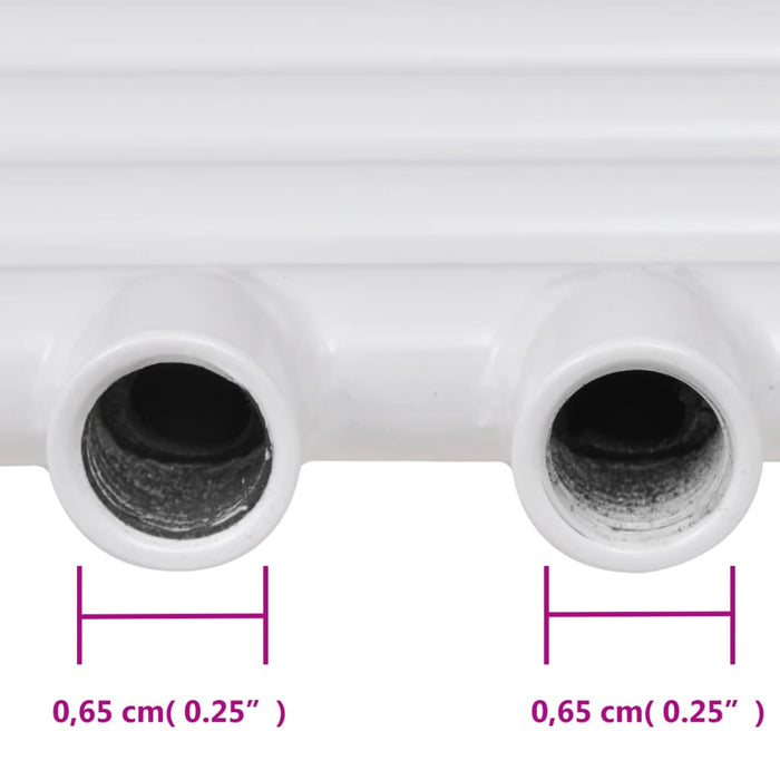 Radiator port-prosop încălzire centrală baie, drept, 500 x 764 mm - WALTI WALTI