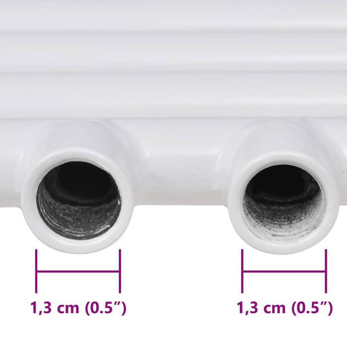 Radiator port-prosop încălzire centrală baie, drept, 500 x 1424 mm WALTI