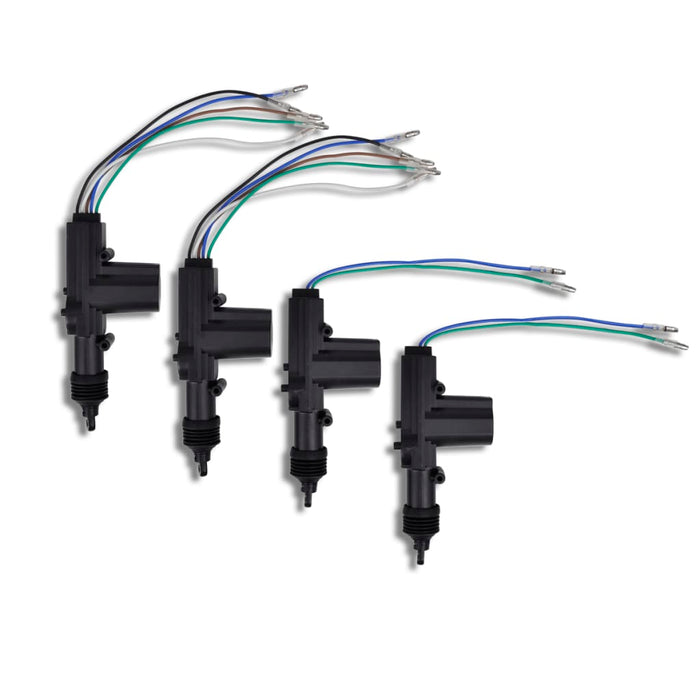 Kit închidere centralizată auto, 2 chei VW/Audi/Skoda, 4 motorașe, 12V - WALTI WALTI