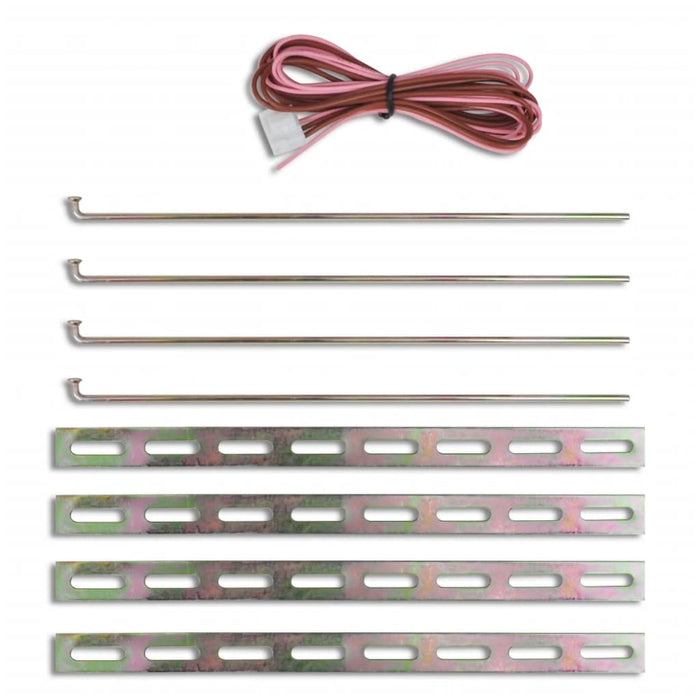 Kit închidere centralizată auto, 2 chei VW/Audi/Skoda, 4 motorașe, 12V - WALTI WALTI