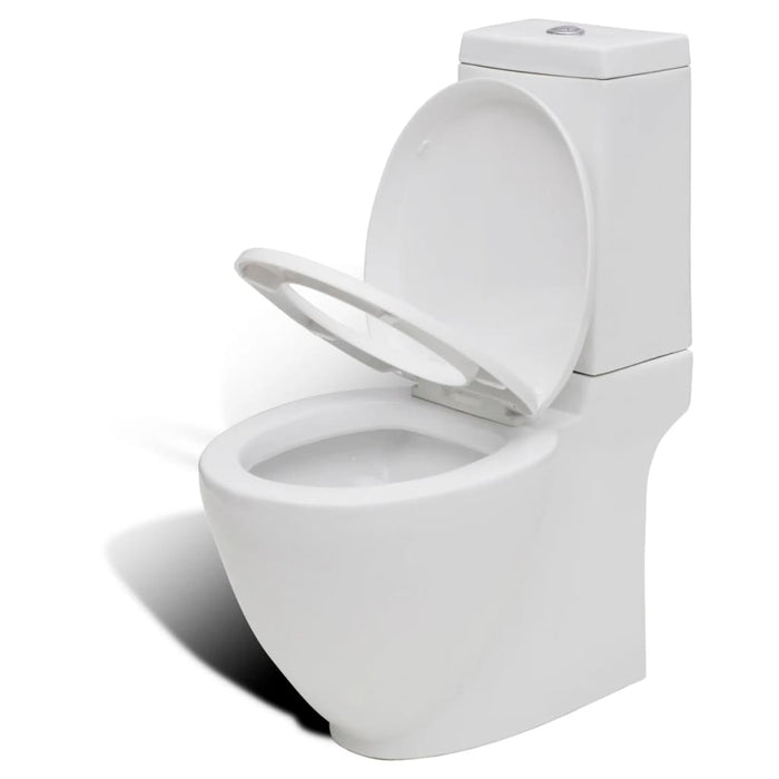 Set de toaletă & bideu, alb, ceramică - WALTI WALTI