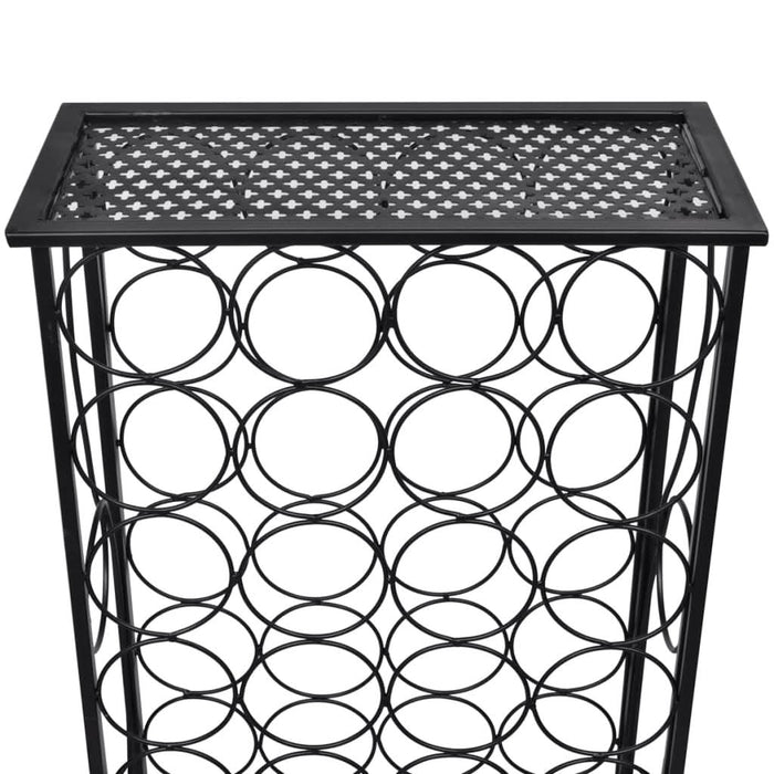 Suport sticle de vin pentru 28 de sticle, metal - WALTI WALTI