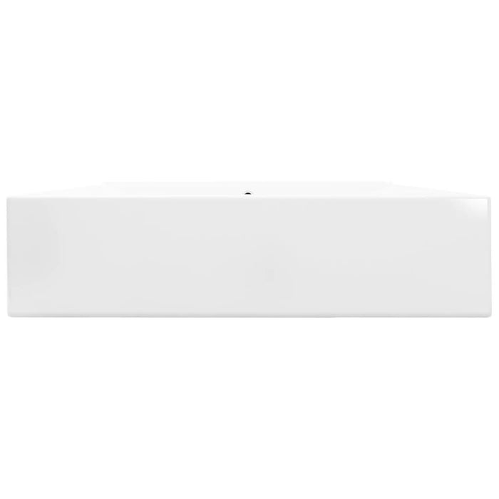 Chiuvetă dreptunghiulară din ceramică cu preaplin și scurgere 60x46 cm - WALTI WALTI