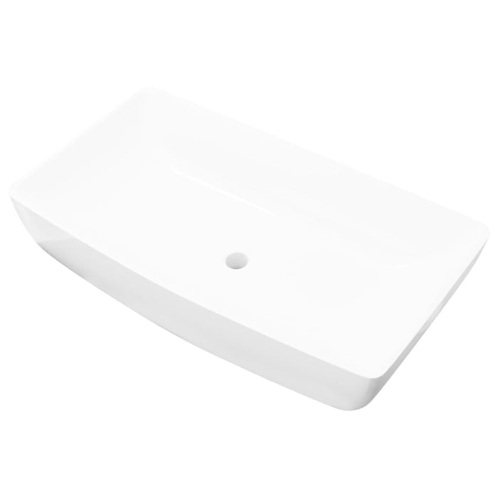Chiuvetă dreptunghiulară, alb, 71 x 39 cm, ceramică de lux - WALTI WALTI