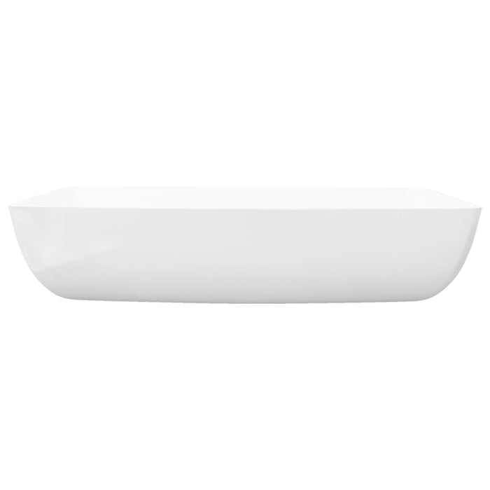 Chiuvetă dreptunghiulară, alb, 71 x 39 cm, ceramică de lux - WALTI WALTI