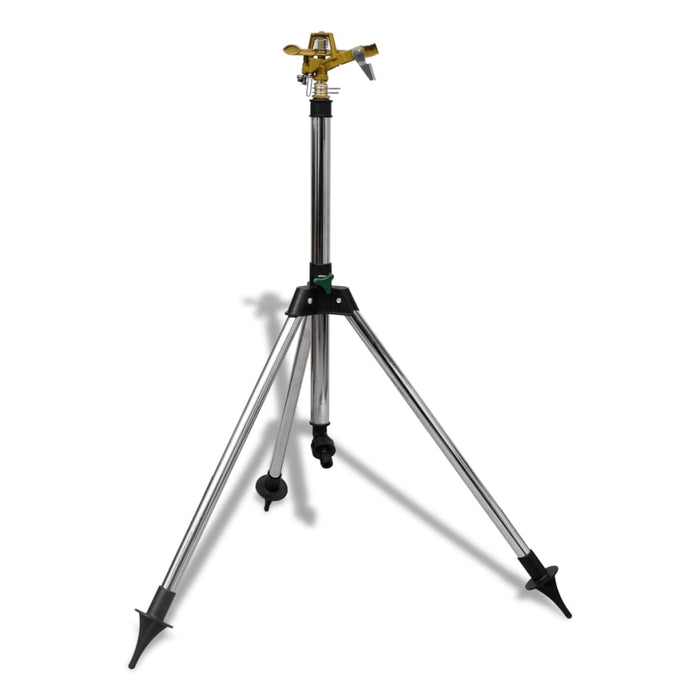 Aspersor impuls pentru gradină din zinc pe suport trepied - WALTI WALTI