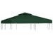 Copertină rezervă acoperiș pavililion, verde, 3x3 m, 310 g/m² - WALTI WALTI