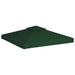 Copertină rezervă acoperiș pavililion, verde, 3x3 m, 310 g/m² - WALTI WALTI