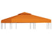 Copertină rezervă acoperiș pavilion portocaliu 3x3 m 310 g/m² - WALTI WALTI