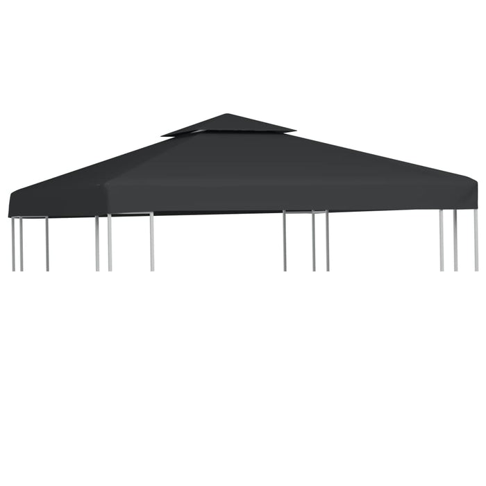 Copertină rezervă acoperiș pavilion gri închis 3x3 m 310 g/m² - WALTI WALTI