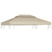Copertină de rezervă acoperiș pavilion, bej, 3x4 m, 310 g/m² - WALTI WALTI