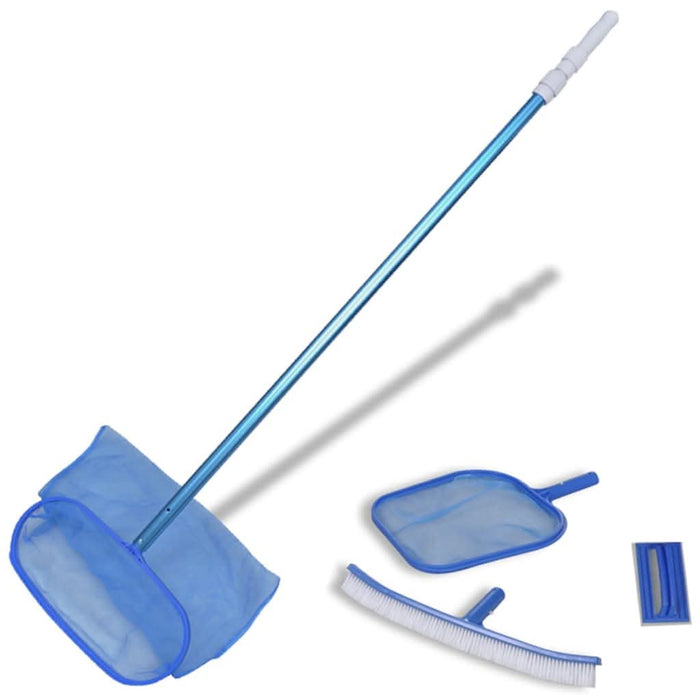 Set de curățare a piscinei 1 perie 2 skimmere 1 tub telescopic - WALTI WALTI