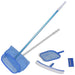 Set de curățare a piscinei 1 perie 2 skimmere 1 tub telescopic - WALTI WALTI