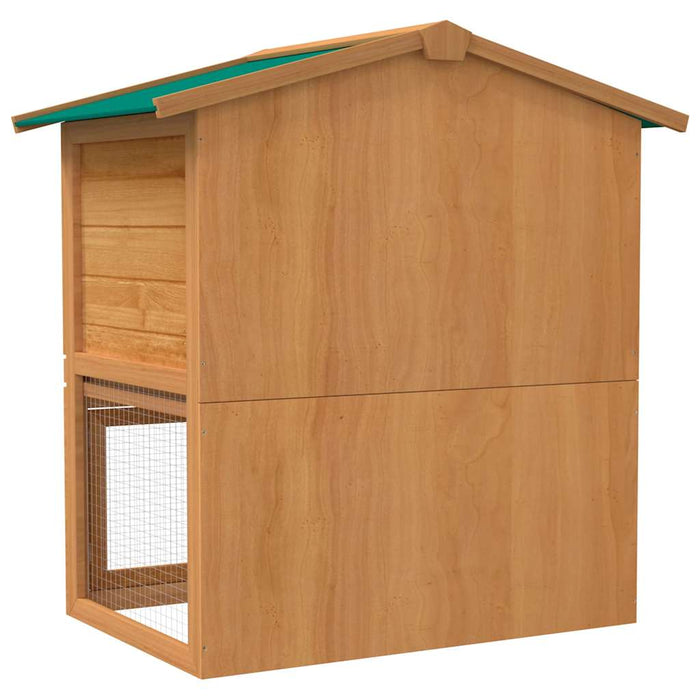 Cușcă de exterior iepuri cușcă adăpost animale mici 3 uși lemn - WALTI WALTI