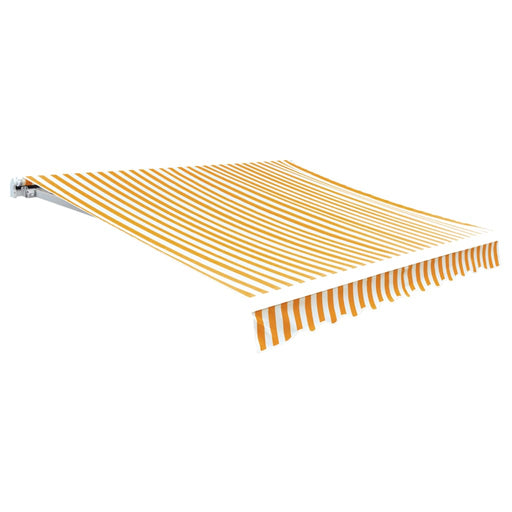 Pânză de rezervă copertină, galben și alb, 6x3 m, poliester - WALTI WALTI