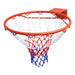 Set coș de poartă de baschet, inel cu plasă, portocaliu, 45 cm - WALTI WALTI