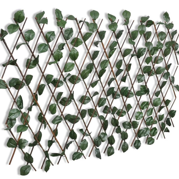 Gard cu zăbrele, frunze artificiale, 5 buc.,180 x 90 cm, salcie - WALTI WALTI