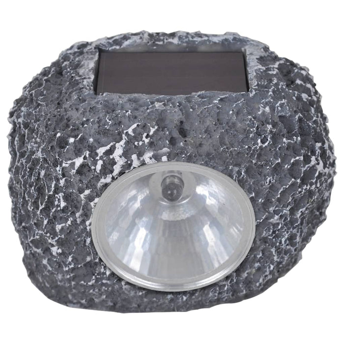 Outdoor Reflector LED cu energie solară, formă de piatră, 12 buc. - WALTI WALTI