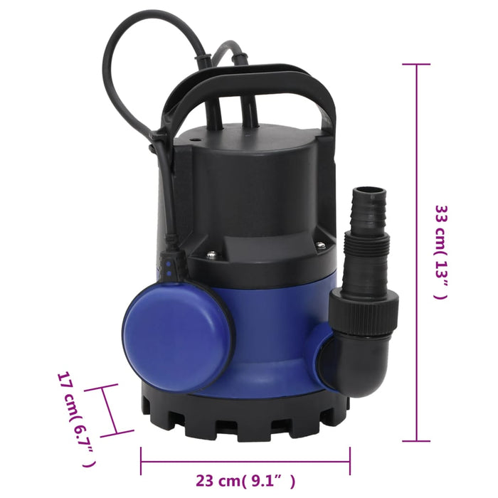 Pompă de grădină electrică submersibilă pentru apă murdară 400 W - WALTI WALTI