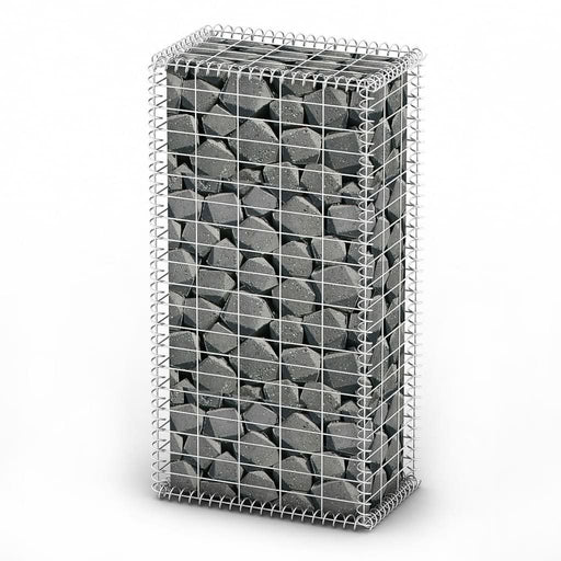 Coș gabion cu capace, sârmă galvanizată, 100 x 50 x 30 cm - WALTI WALTI