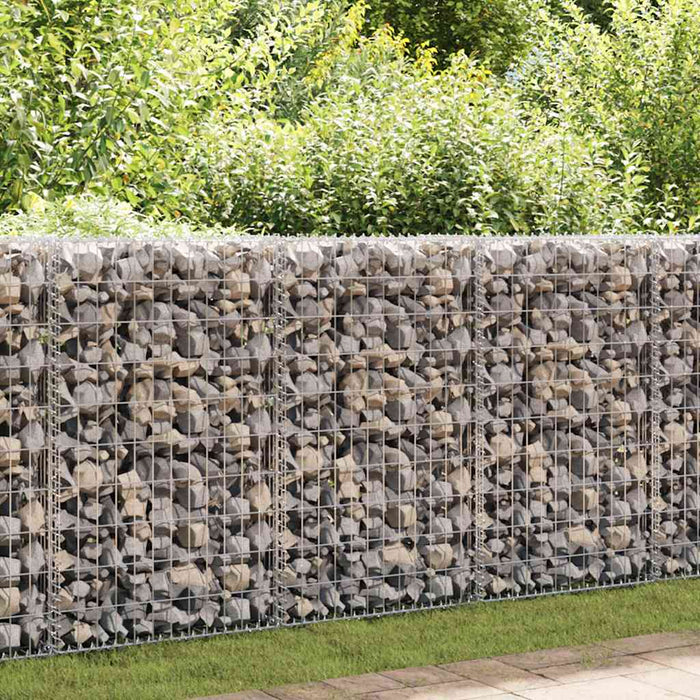 Coș gabion cu capace, sârmă galvanizată, 100 x 80 x 30 cm - WALTI WALTI