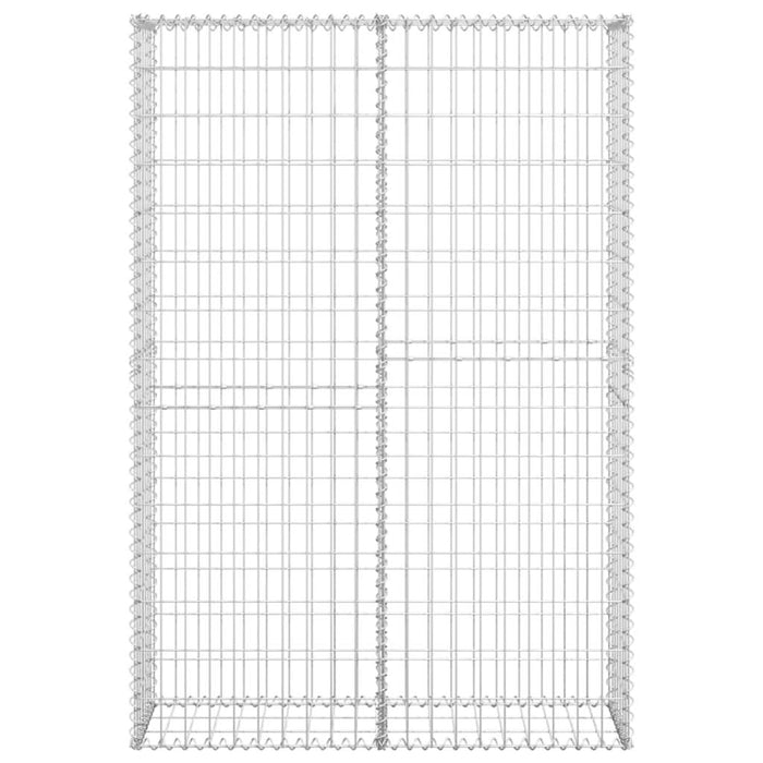 Coș gabion cu capace, sârmă galvanizată, 150 x 100 x 30 cm - WALTI WALTI