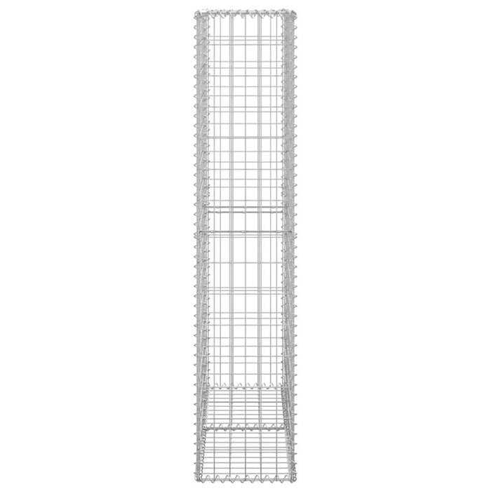Coș gabion cu capace, sârmă galvanizată, 150 x 100 x 30 cm - WALTI WALTI