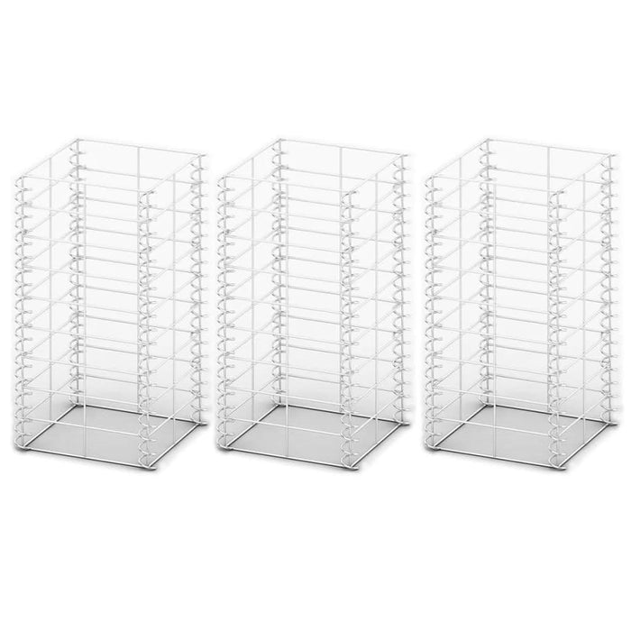 Set gabioane, 3 buc., sârmă galvanizată, 25 x 25 x 50 cm - WALTI WALTI