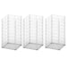 Set gabioane, 3 buc., sârmă galvanizată, 25 x 25 x 50 cm - WALTI WALTI