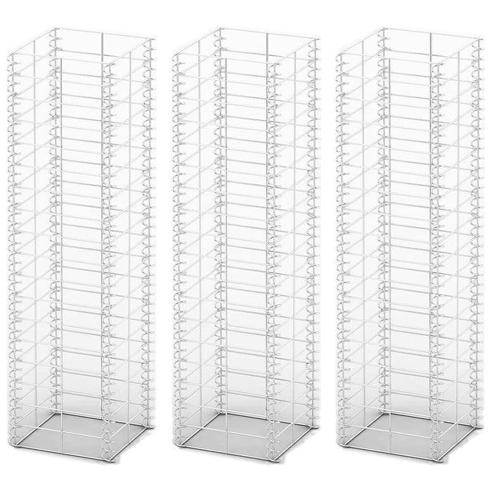 Set gabioane, 3 buc, sârmă galvanizată, 25 x 25 x 100 cm - WALTI WALTI