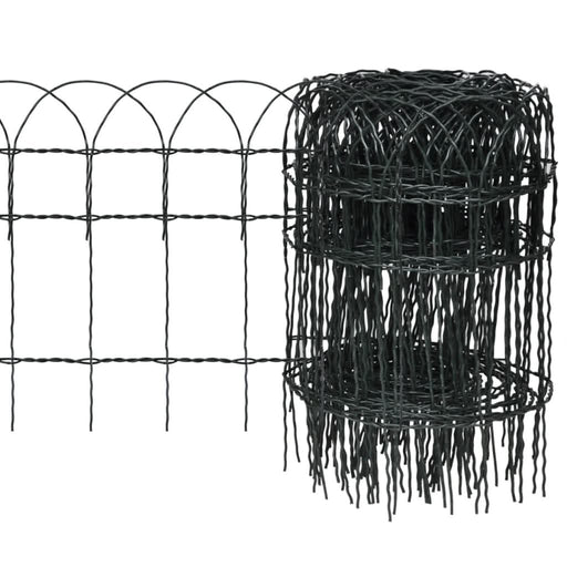Gard delimitare grădină fier vopsit electrostatic 25 x 0,4 m - WALTI WALTI