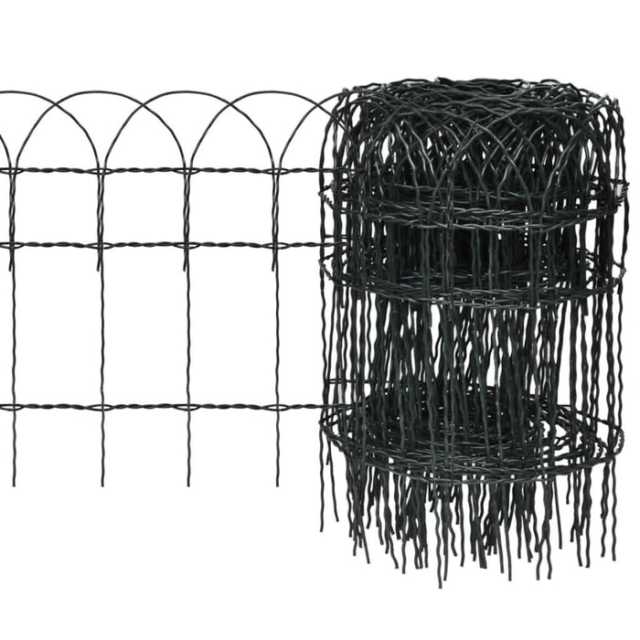 Gard delimitare grădină fier vopsit electrostatic 25 x 0,4 m - WALTI WALTI