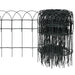 Gard delimitare grădină fier vopsit electrostatic 25 x 0,4 m - WALTI WALTI