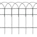 Gard delimitare grădină fier vopsit electrostatic 25 x 0,4 m - WALTI WALTI
