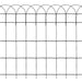Gard delimitare grădină fier vopsit electrostatic 25 x 0,65 m - WALTI WALTI
