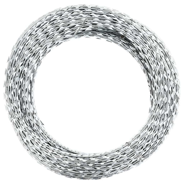 Sârmă cu lame, rolă sârmă elicoidală, 100 m, oțel galvanizat - WALTI WALTI