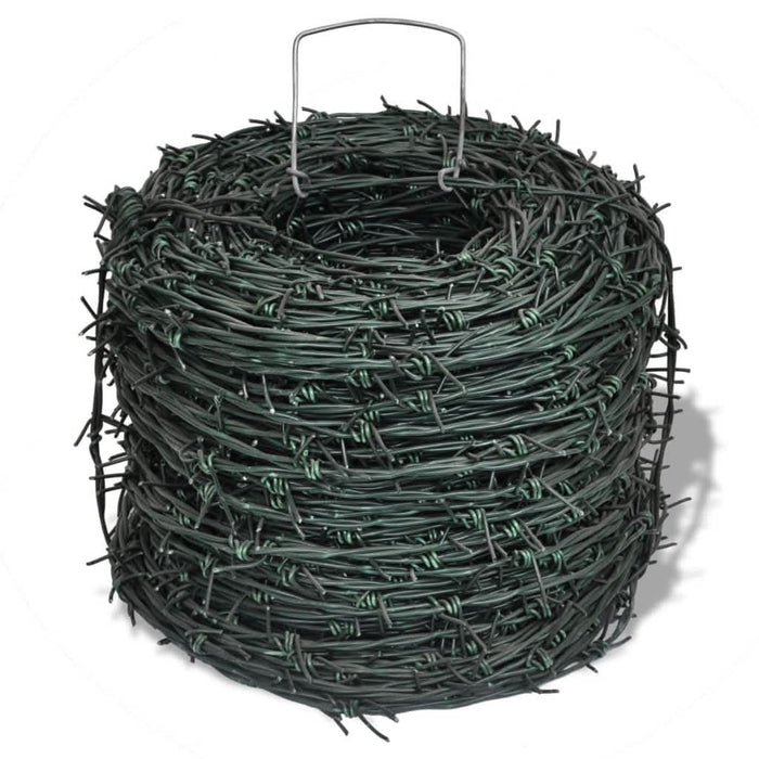 Sârma ghimpată, rolă sârmă verde, 100 m - WALTI WALTI