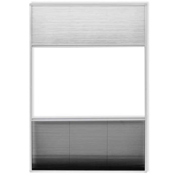 Plasă fereastră plisse pentru insecte, cu umbrar, 160x80 cm - WALTI WALTI