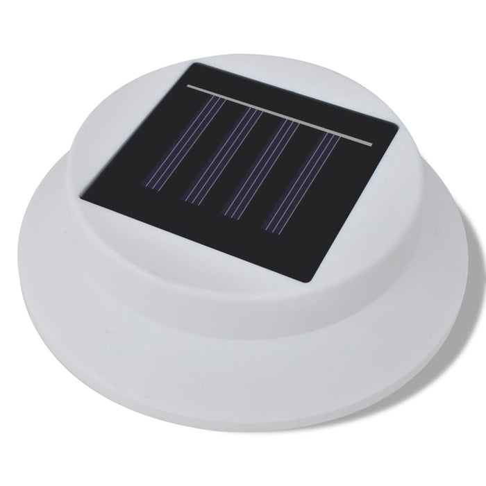 Lampă solară pentru exterior 6 pcs Lumină pentru gard Albă - WALTI WALTI