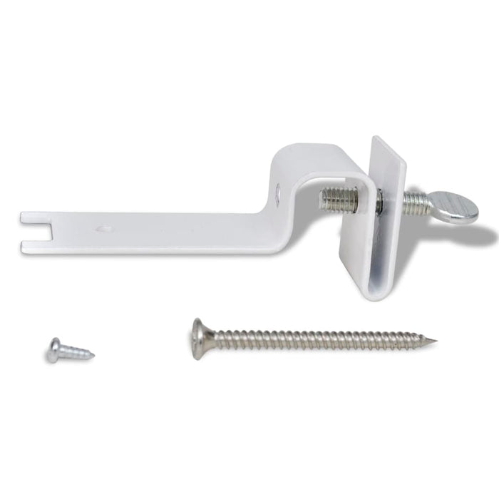 Lampă solară pentru exterior 6 pcs Lumină pentru gard Albă - WALTI WALTI