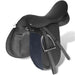 Set șa călărie 5-în-1 16", piele naturală, negru, 14 cm - WALTI WALTI