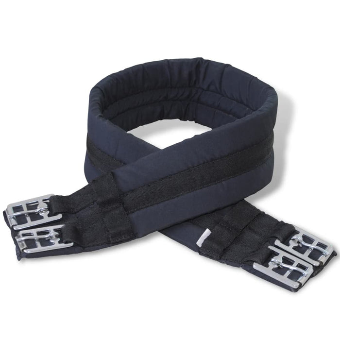 Set echitație 5-in-1 cu șa 44,5 cm din piele naturală Neagră - WALTI WALTI