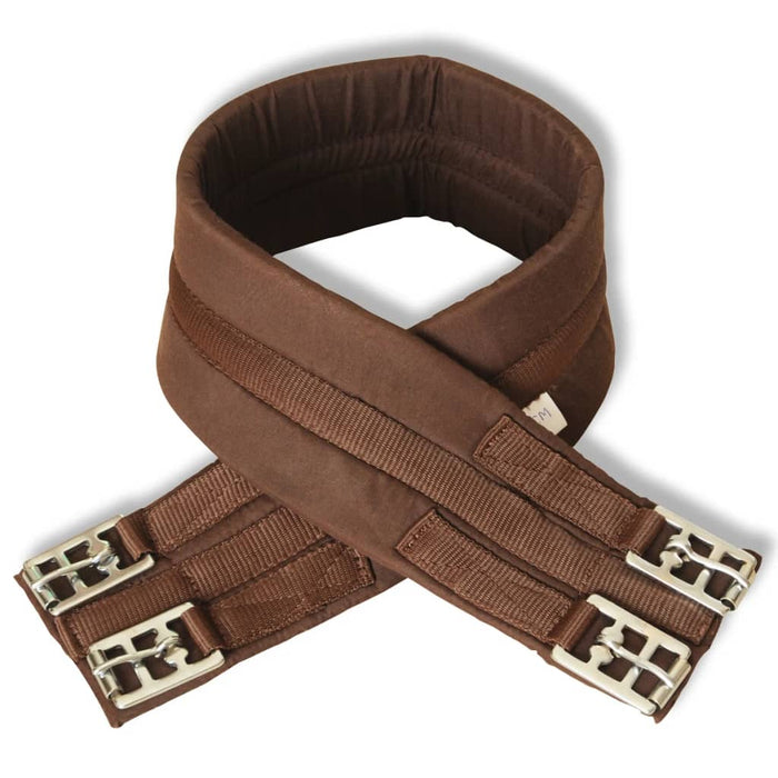 Set echitație cu șa 40,6 cm din piele naturală, Maro - WALTI WALTI
