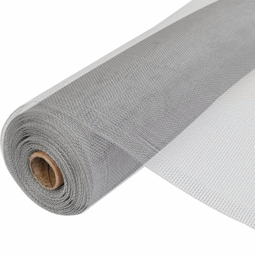 Plasă de sârmă, argintiu, 100 x 1000 cm, aluminiu - WALTI WALTI