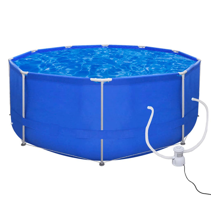 Piscină rotundă 367 cm, cu pompă de filtrare, 300 gal/h WALTI