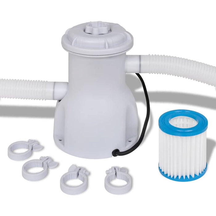 Piscină rotundă 367 cm, cu pompă de filtrare, 300 gal/h WALTI